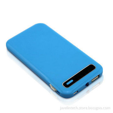 JP-S03 Li-polymer battery power bank with 4 LED power indicators and hidden inside cable